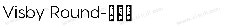 Visby Round字体转换